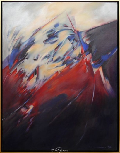 Maria Jasnoch Wiatrowski obraz olejny 102 x 132cm