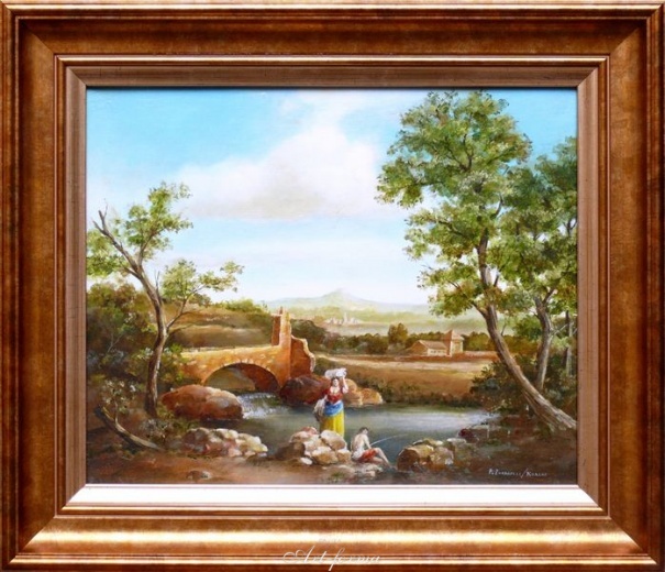 Adam Korsak /wg. F.Zucarelli obraz olejny 30 x 40cm