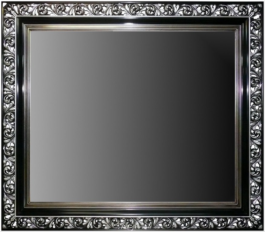 Rama Ażurowa płatki srebro / szlagmetal, szerokość profilu 18cm