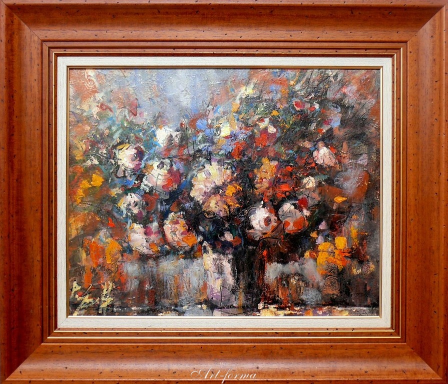Piotr Szultz 'Kwiaty' obraz olejny 40 x 50cm